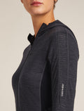 Women's 200 Descender Zip Hoodie Jet Hthr/Black - 5
