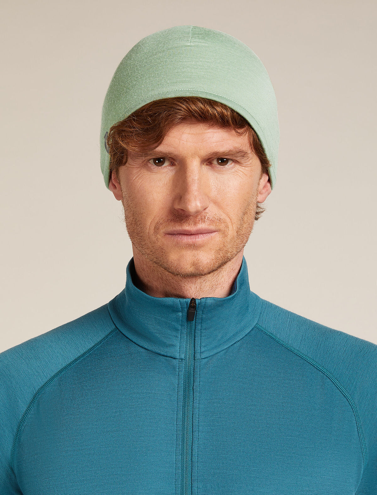 200 Oasis Reversible Beanie Peridot/Seaglass - 4