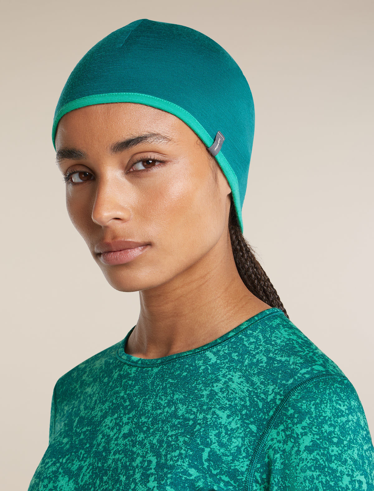 200 Oasis Reversible Beanie Tidal Teal/Fresh - 14