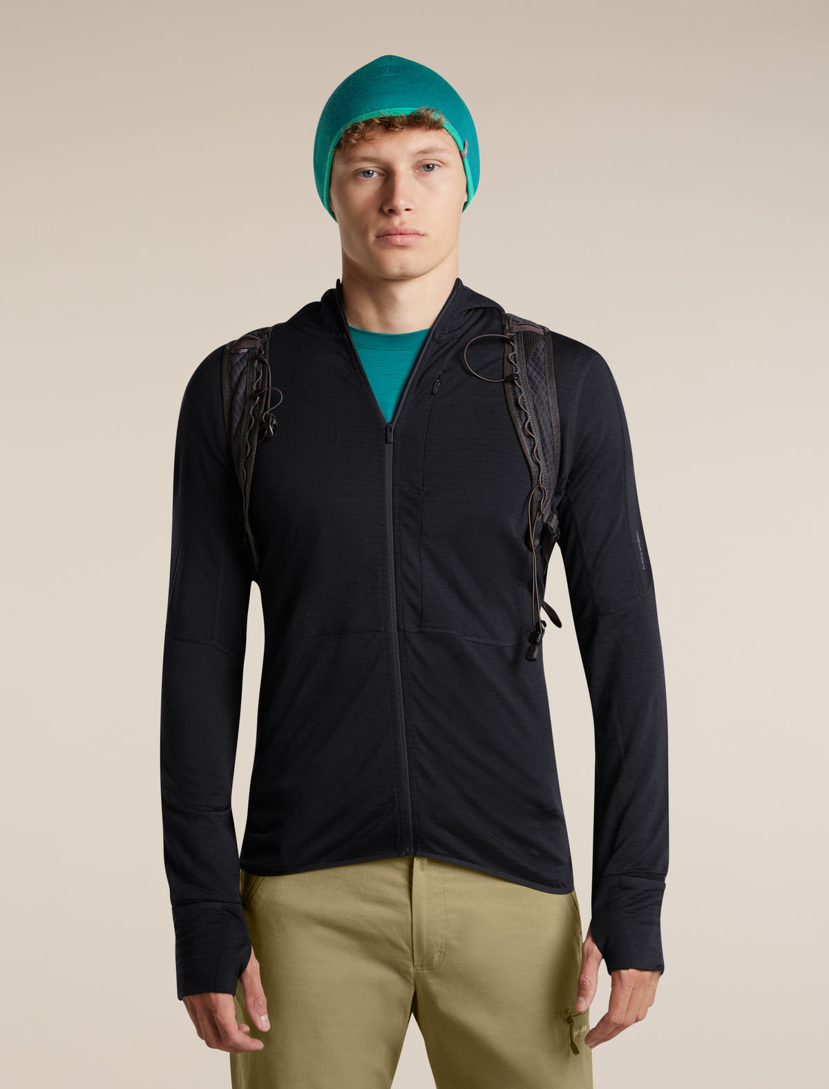 200 Oasis Reversible Beanie Tidal Teal/Fresh - 5