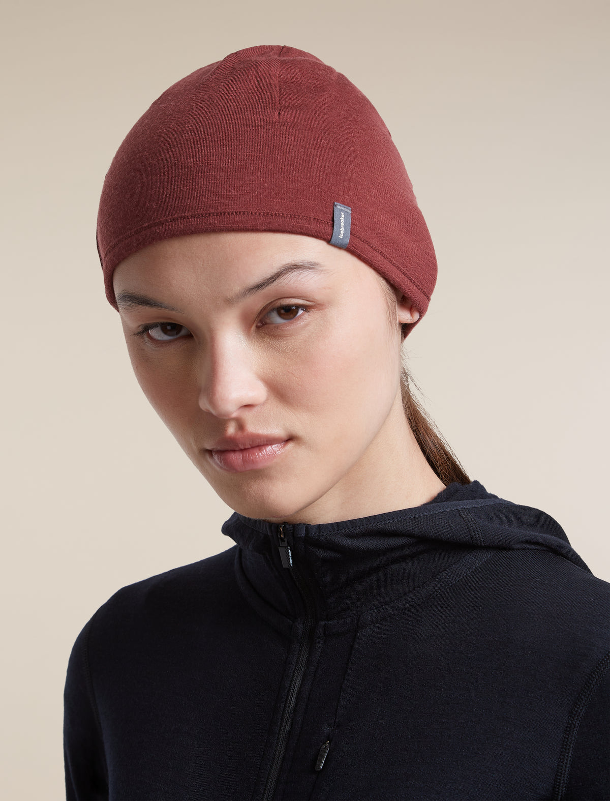 200 Oasis Reversible Beanie Agate/Port - 12