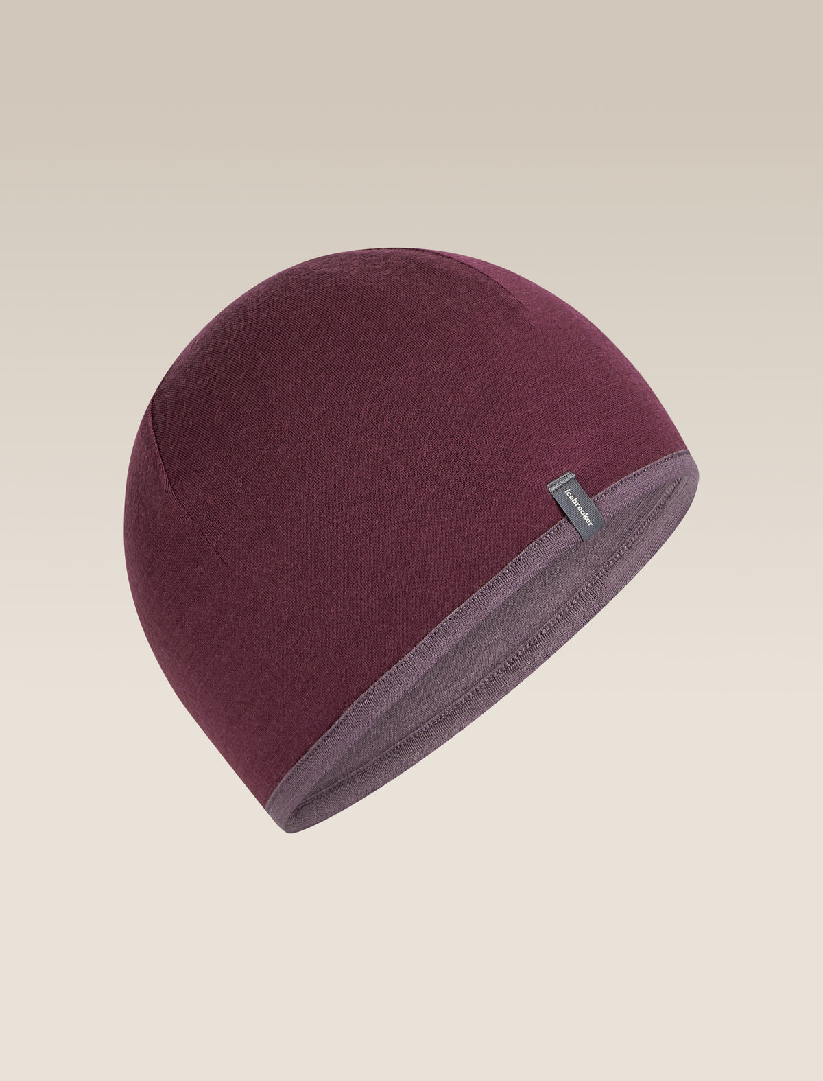 200 Oasis Reversible Beanie Dk Berry/Grey Plum - 16
