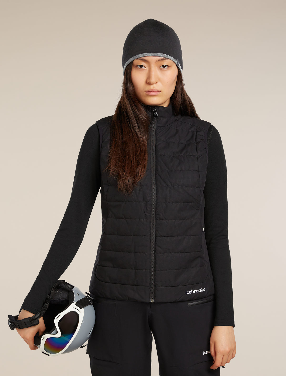 Gorro reversible 200 Oasis Black/Gritstone Heather - 7