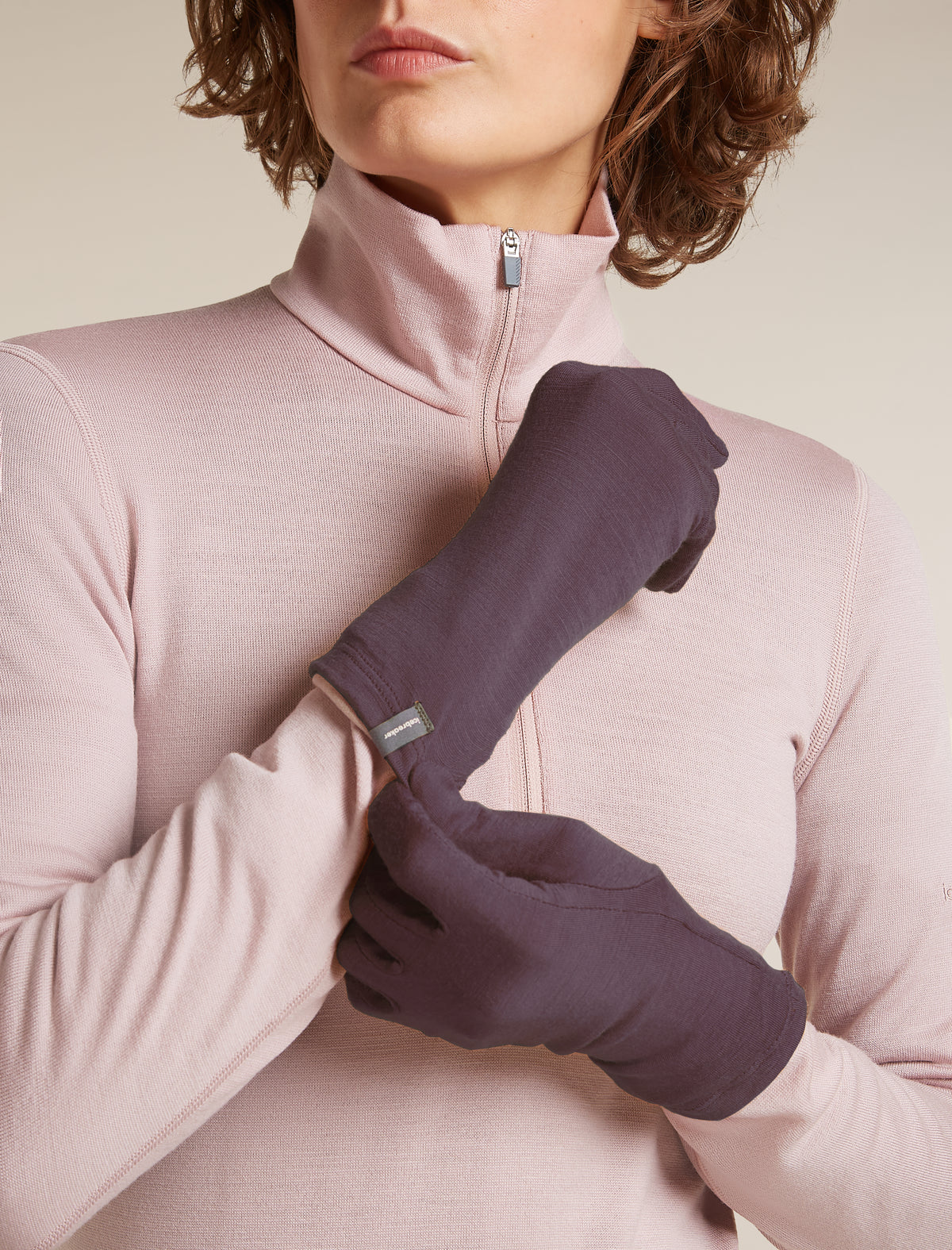 Guantes interiores 200 Oasis Grey Plum - 6