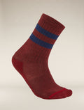 Kids’ Merino Blend Hike Light Crew Socks Port/Royal Navy - 1