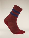 Kids’ Merino Blend Hike Light Crew Socks Port/Royal Navy - 3