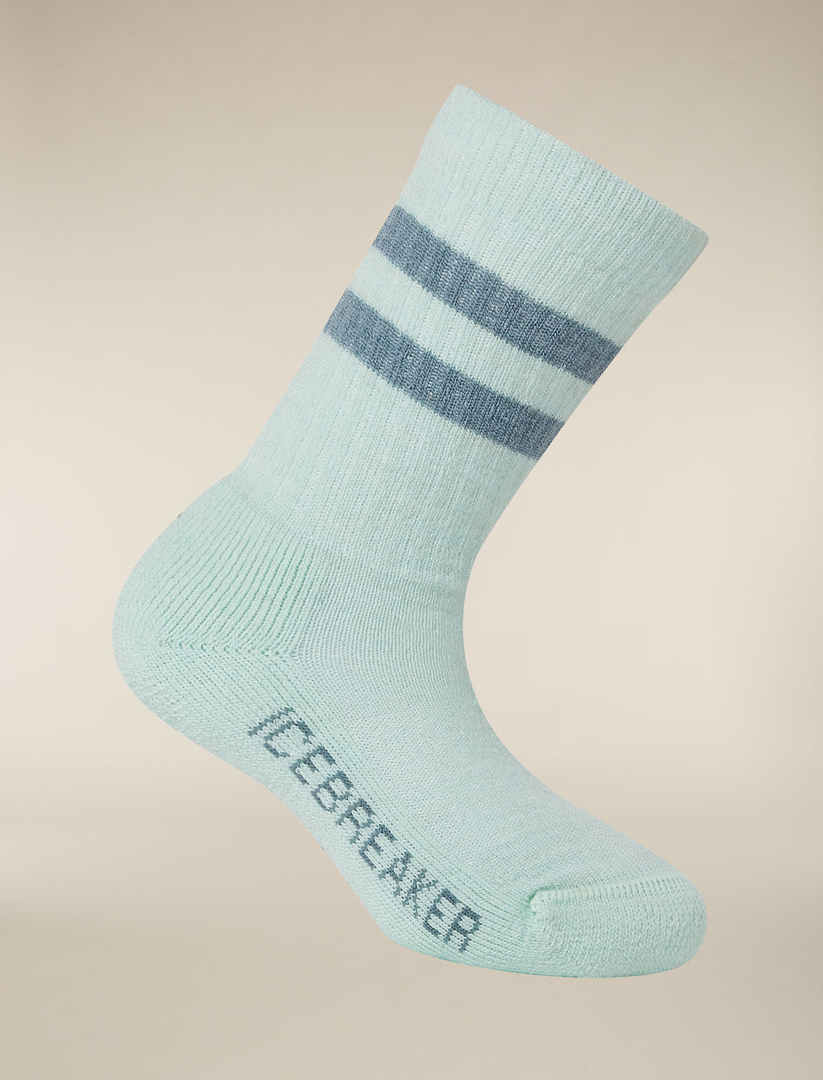 Kids’ Merino Blend Hike Light Crew Socks Mint/blue ash - 2